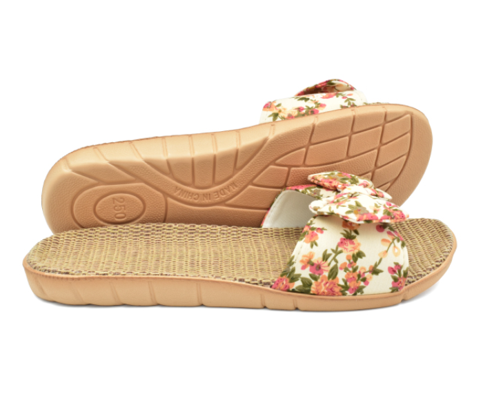 Casual L73666 EU 40 Ladies Slipper - Brown and Beige - Zoom Image 2