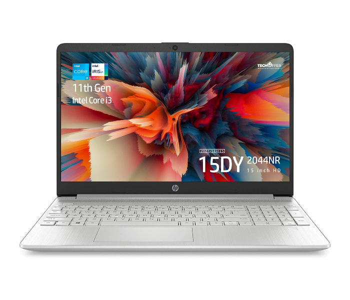 HP 15-DY2044NR 15.6 inch Intel Core i3-1115G4 8GB RAM 256GB SSD Intel UHD Graphics Window 10 Home Touchscreen Laptop - Natural Silver - Zoom Image 1