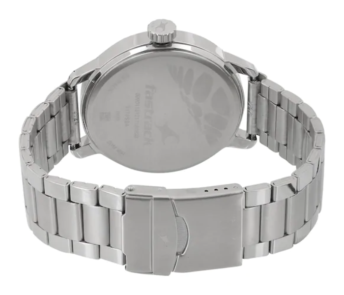 Fastrack 3178SM02 Varsity White Dial Stainless Steel Strap Watch - Silver - Zoom Image 3