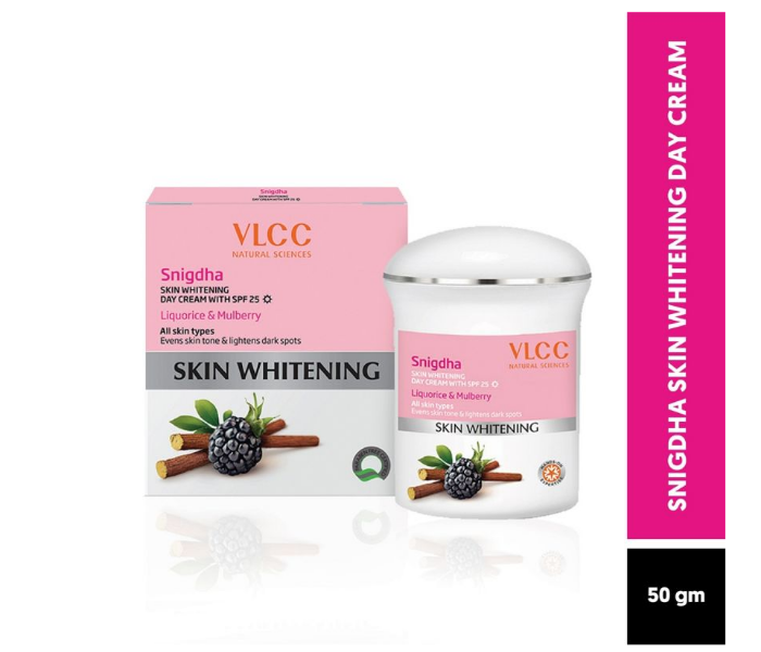 VLCC 50g Snigdha Skin Whitening Day Cream With SPF25 Liquorice and Mulberry - Zoom Image