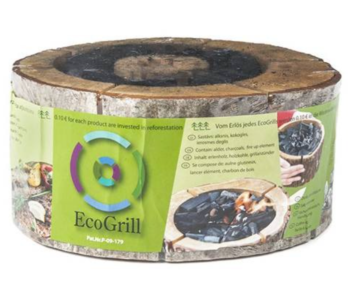 Ecogrill Small for Bbq 18 to 22 Centimeters Medium Fire Wood and Charcoal Mix  - Zoom Image 1