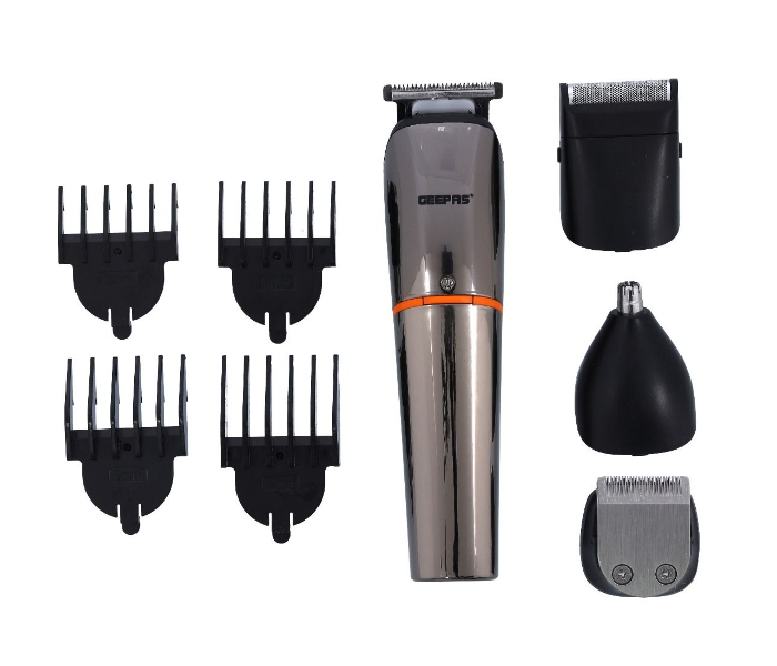 Geepas GTR56041 9 In1 Rechargeable Grooming Kit - Grey - Zoom Image 1