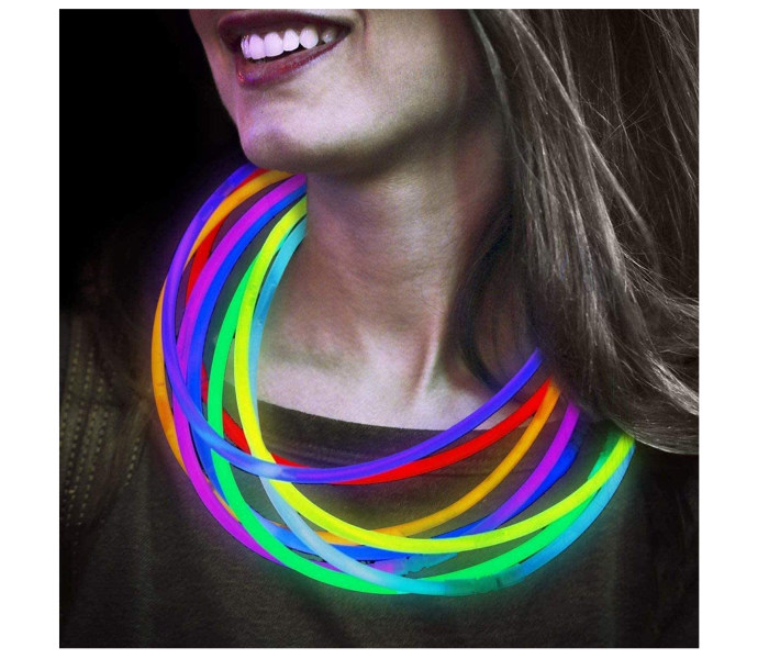 Delfino 100 Pieces Neon Glowsticks Bracelets for Kids Party Holiday Decoration - Zoom Image 4