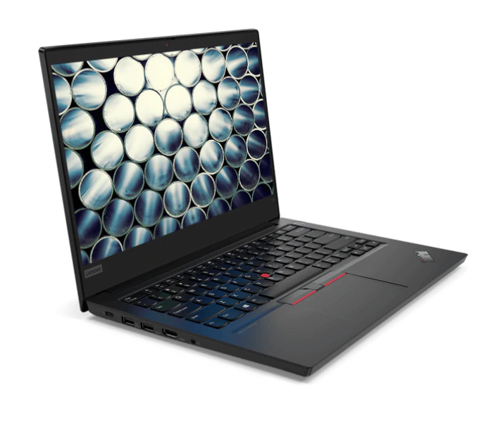 Lenovo ThinkPad E14 20RA007TAD 14inch Intel Core i7-10510U 8GB RAM 1TB HDD 2GB AMD Radeon RX640 Graphics Arabic-English Keyboard No OS Laptop with Free Carry Bag - Black - Zoom Image 1