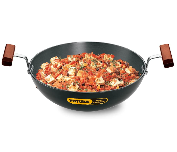 Hawkins Futura HW8001300 1.5 Liter Hard Anodised Deep Fry Pan - Black - Zoom Image 1