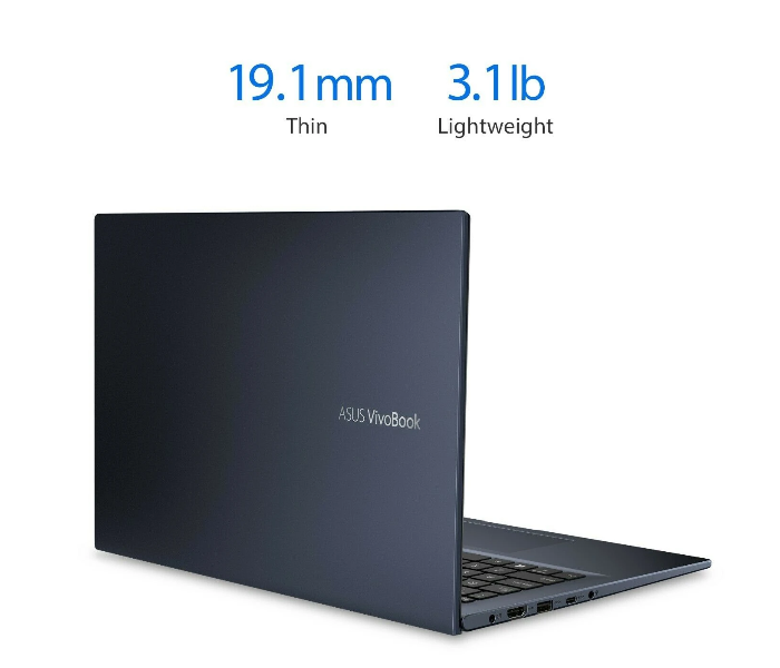 Asus VivoBook M413 14 inch FHD AMD Ryzen 5-3500U 8GB RAM 256GB SSD Windows 10 - Bespoke Black - Zoom Image 6