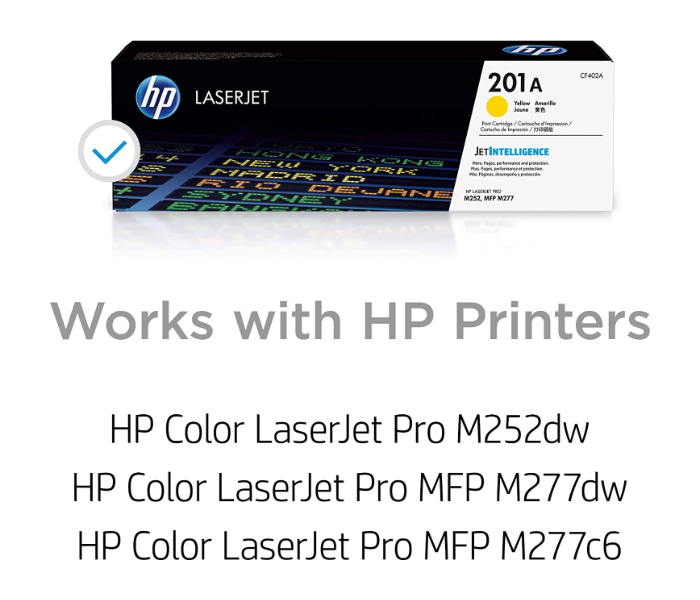 HP 201A Original LaserJet Toner - Yellow (CF402A) - Zoom Image 2