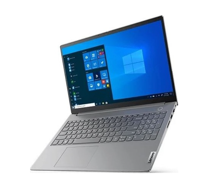 Lenovo ThinkBook 15 20VE0086AD 15.6 Inch FHD Intel Core i5-1135G7-2.4GHz Processor 4GB RAM 256GB SSD Intel HD Graphics DOS Laptop - Grey - Zoom Image 4