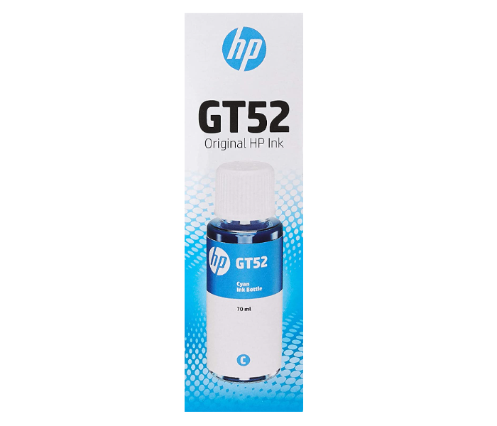 HP M0H54AE GT52 Ink Bottle - Cyan - Zoom Image