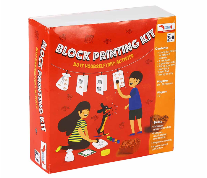 CocoMoco Kids Block Printing DIY Activity Kit - Zoom Image 1