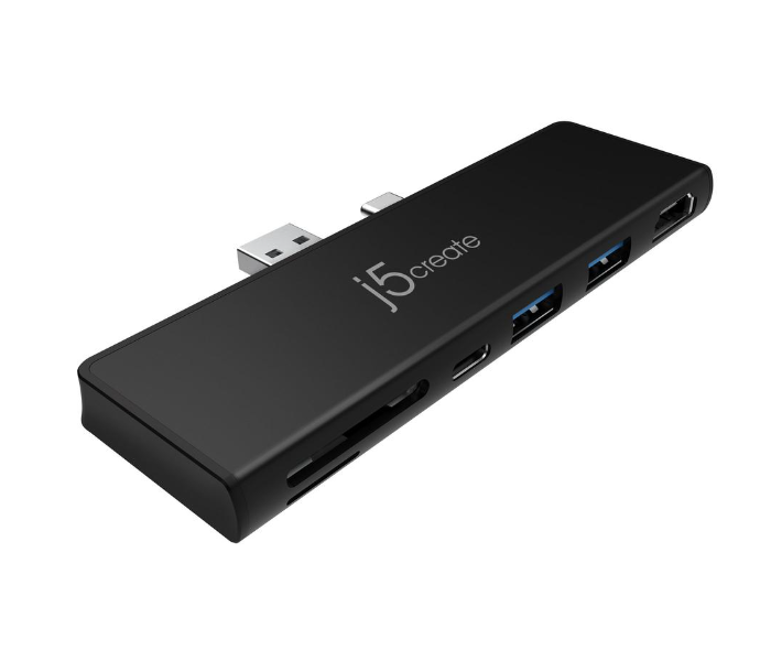 J5 Create JCD324 Ultra Drive Mini Dock for Surface Pro - Black - Zoom Image 1