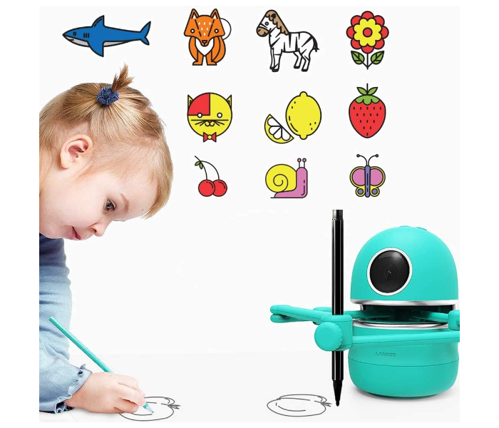 Quincy The Robot Artist - Educational Robot toy - Sky Blue  - Zoom Image 4