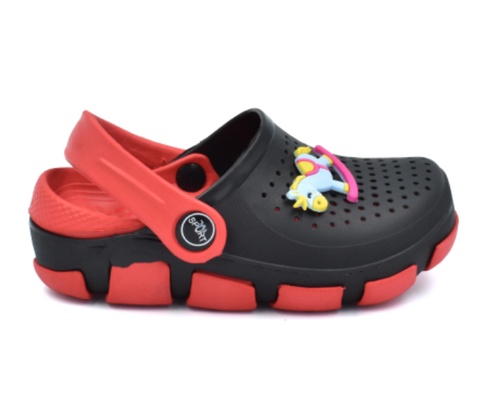 Casual XS10-2 EU25 Children Crocks - Black and Red - Zoom Image 3