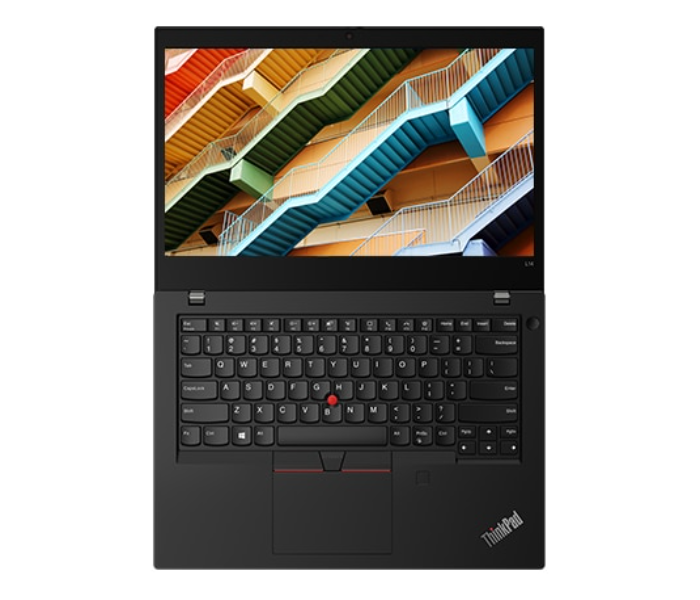 Lenovo ThinkPad L14 20U1S1X500 14.0 Inch HD Display Intel Core i5-10210U 1.8GH Processor 8GB DDR4 RAM 256GB SSD Integrated Intel Graphics Arabic Keyboard Windows 10 Pro - Black - Zoom Image 2