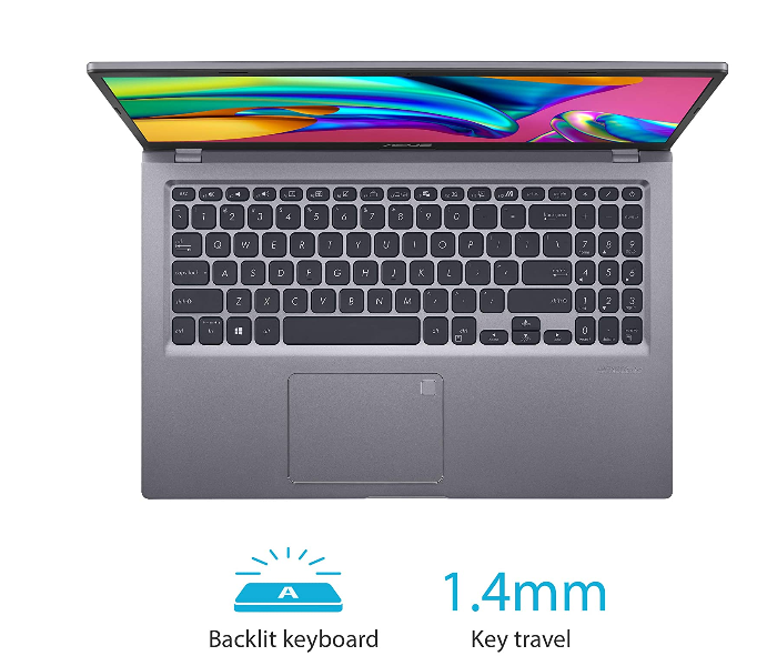 Asus VivoBook 15.6 inch FHD Intel Core i3-1005G1 4GB RAM 128GB SSD Windows 10 - Slate Grey - Zoom Image 3