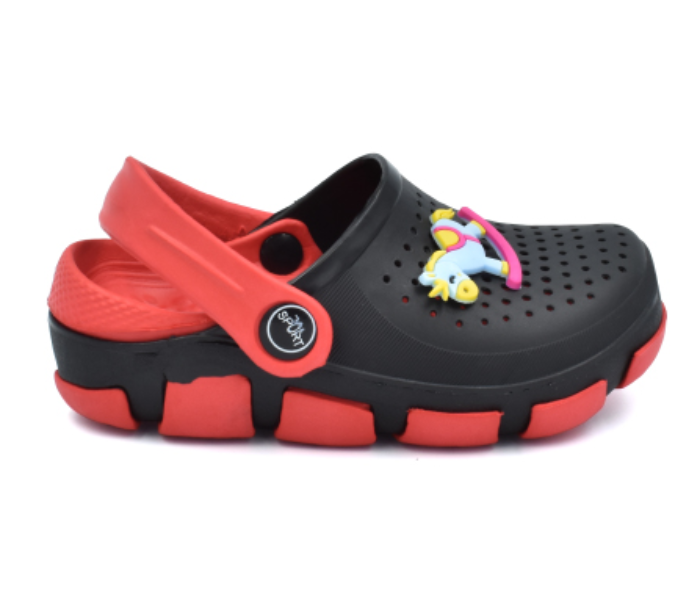 Casual XS10-2 EU28 Children Crocks - Black and Red - Zoom Image 3