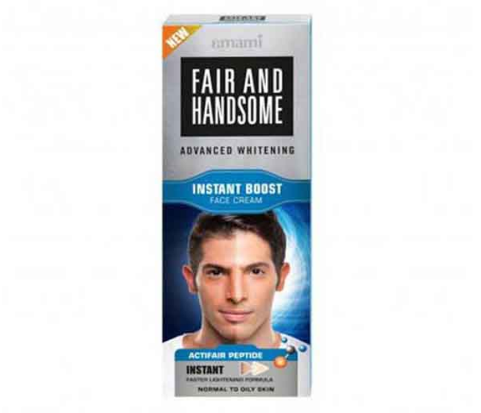 Emami 100ml Fair and Handsome Advanced Whitening Instant Boost Face Cream for Men - Zoom Image