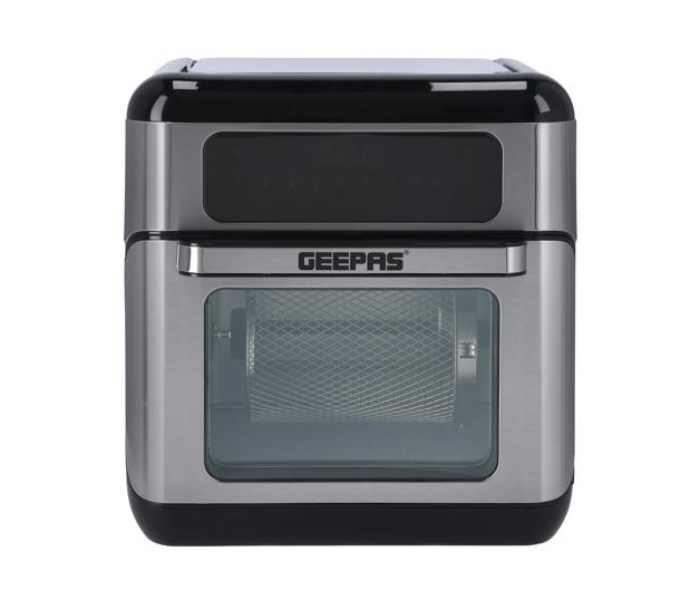 Geepas GAF37518 10 Liter 9 In 1 Air Fryer Oven - Black and Silver - Zoom Image 1