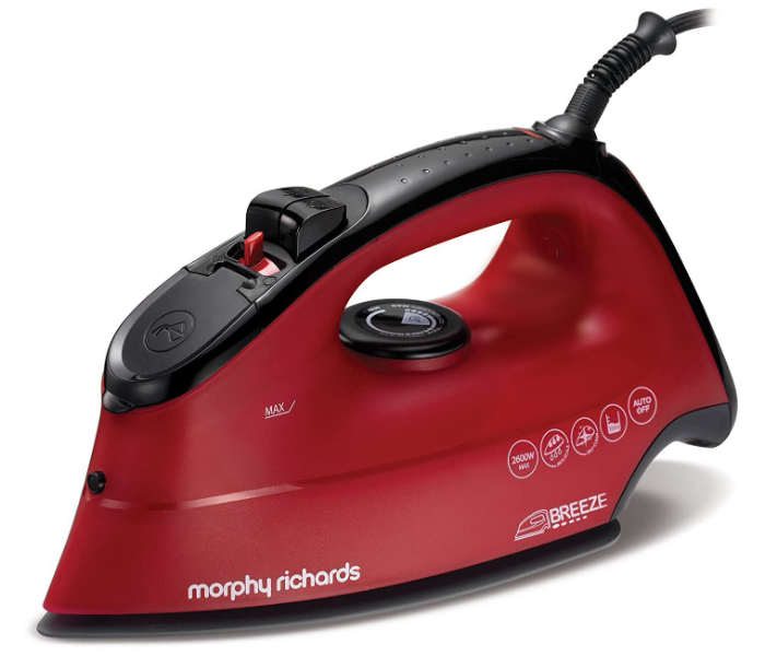 Morphy Richards 300272 Breeze 2600W Steam Iron - Red and Black - Zoom Image 1