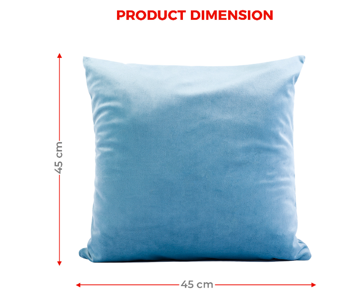 Parry Life PLCH9954 Decorative Square Pillow Case - Sky Blue - Zoom Image 4