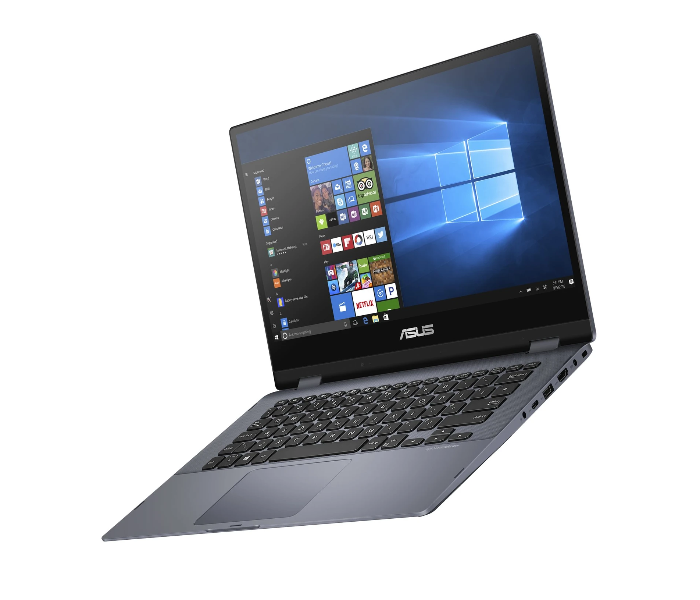 Asus VivoBook Flip 14 inch Intel Core i5-10210U 8GB RAM 512GB SSD Intel UHD Graphics Windows 10 Touchscreen Laptop - Star Grey - Zoom Image 6