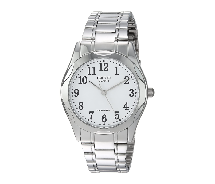 Casio  MTP-1275D-7BDF White Dial Analog Stainless Steel Watch - Silver - Zoom Image