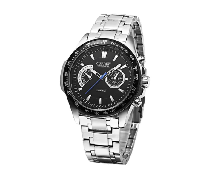 Curren 8020 Water Resistant Stainless Steel Analog Watch for Men - Zoom Image 3