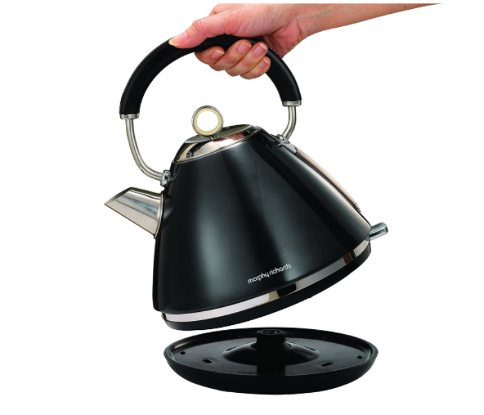 Morphy Richards 102002 1.5 Litre Accents Pyramid Kettle - Black - Zoom Image 2