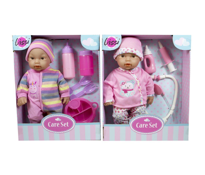 Lissi Doll 91244 2 Assorted 30 Cm Baby Care Set for Kids - Zoom Image 1