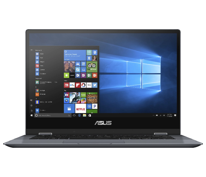 Asus VivoBook Flip 14inch Intel Core i5-10210U 8GB RAM 512GB SSD Intel UHD Graphics Windows 10 Touchscreen Laptop - Star Grey - Zoom Image 2