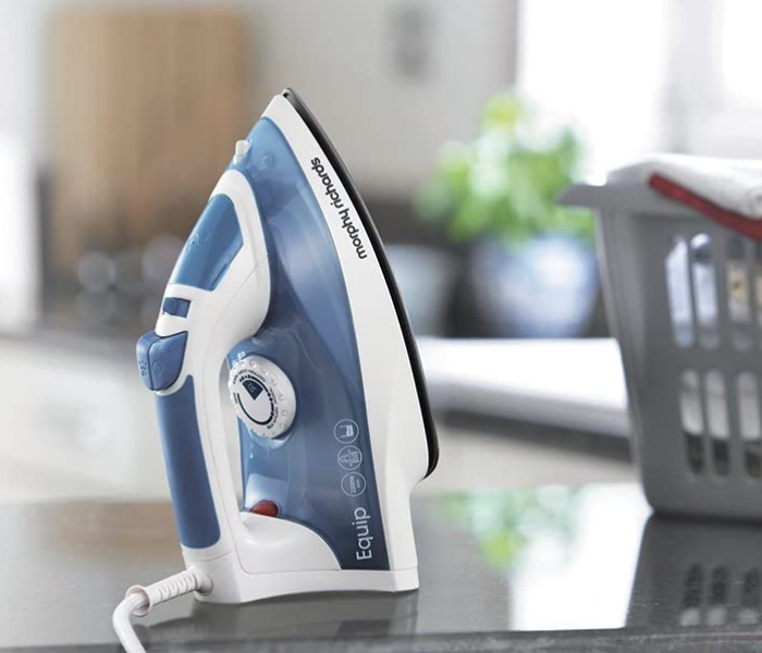 Morphy Richards 300400 2200W Non-Stick Equip Steam Iron - Blue and White - Zoom Image 6