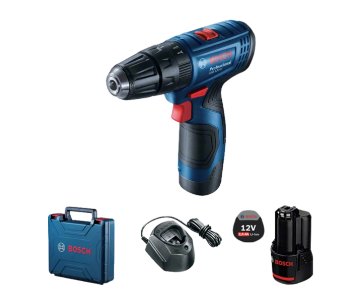 Bosch GSB 120-LI Professional Cordless Combi - Blue and Black - Zoom Image