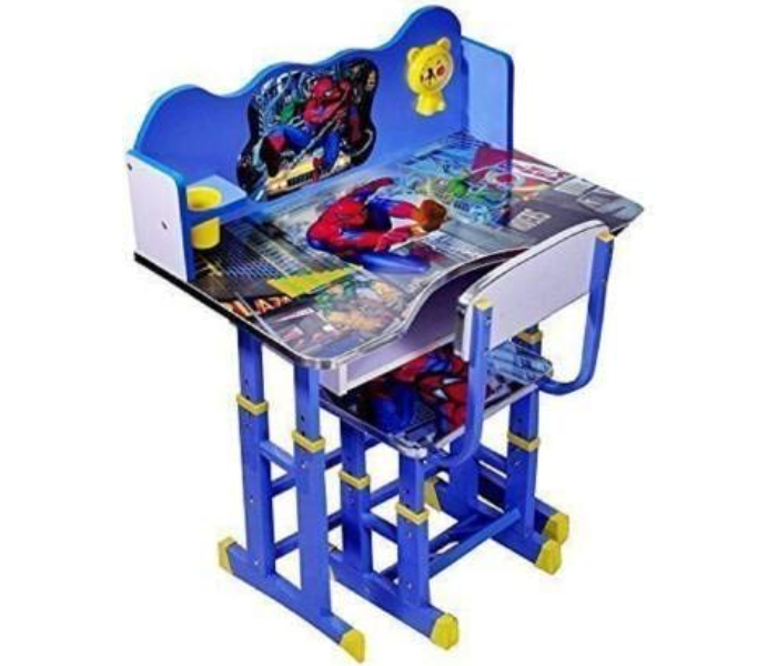  Vavas Height Adjustable Kids Study Table With Chair - Blue - Zoom Image 1