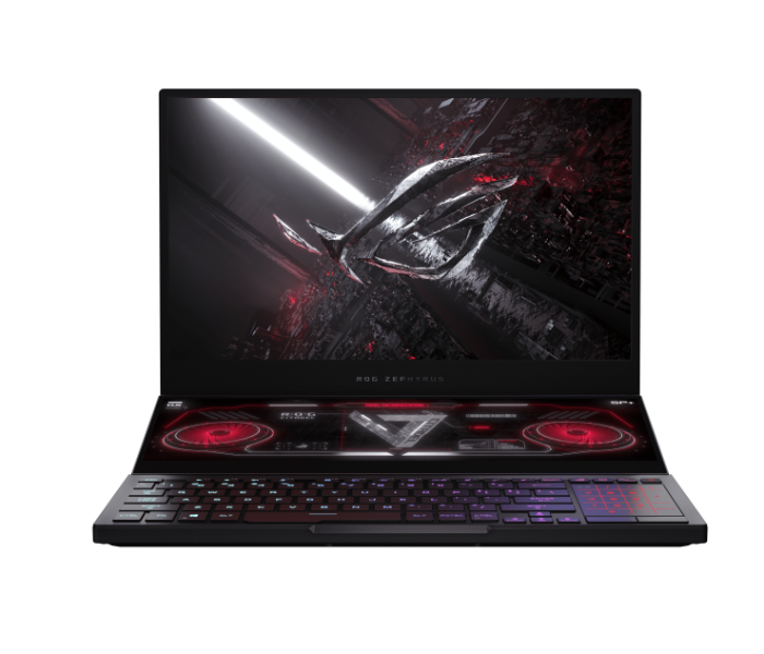 Asus Rog Zephyrus Duo 15 SE GX551QS-HB033T 15.6inch 4K UHD AMD Ryzen 9 5900HX 16GB RAM 1TB + 1TB RAID0 SSD 16GB NVIDIA GeForce RTX 3080 Graphics Windows 10 Home - Black - Zoom Image 1