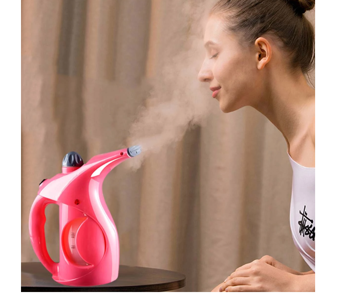 3 In 1 Portable Garment Steamer, Humidifier and Face Steamer 200ml- Pink - Zoom Image 5