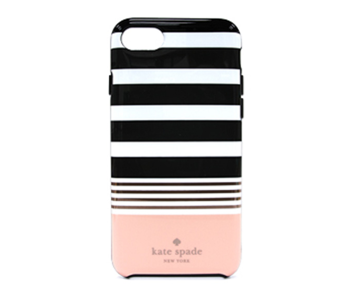 Kate Spade Case Cover for Apple iPhone 7 , iPhone 8 and iPhone SE - Black and White - Zoom Image