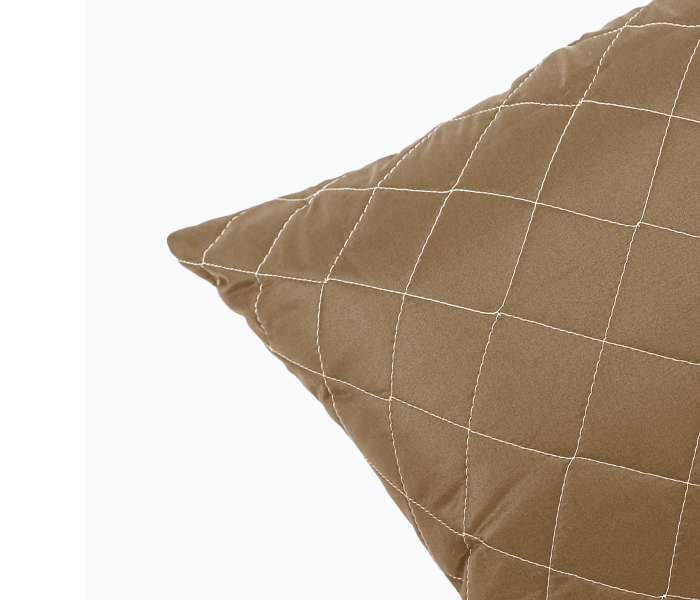 Parry Life PLPW9996 Quilted Color Pillow with Protector - Brown - Zoom Image 4