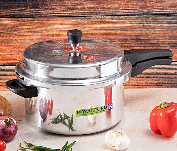 Royalford RF5803 7.5 Litre Aluminium Pressure Cooker - Silver - Zoom Image 1