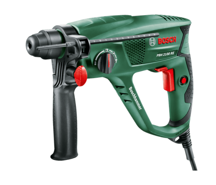 Bosch PBH 2100 RE Rotary Hammer Drill - Black and Green - Zoom Image