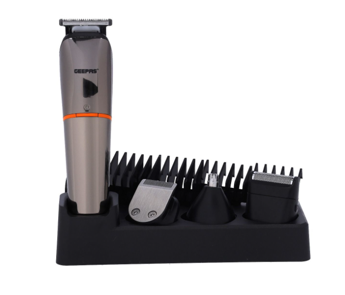 Geepas GTR56041 9 In1 Rechargeable Grooming Kit - Grey - Zoom Image 2