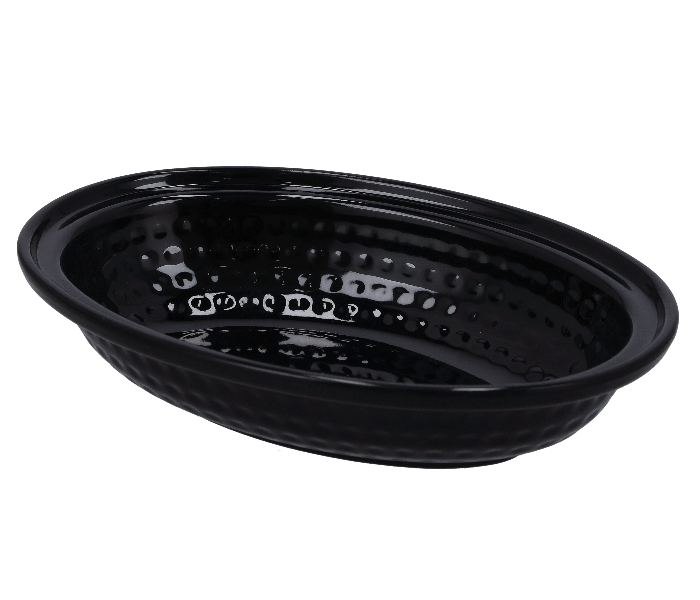 Royalford RF10047 6 Inch Melamine Ware Biza Oval Curry Bowl - Black - Zoom Image 3