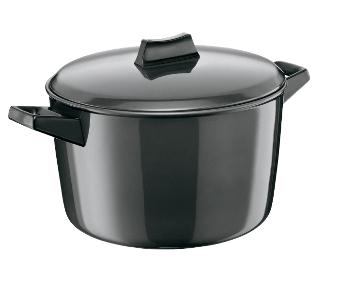 Hawkins Futura L65 5 Litre Hard Anodised Cook and Serve Bowl - Black - Zoom Image 1