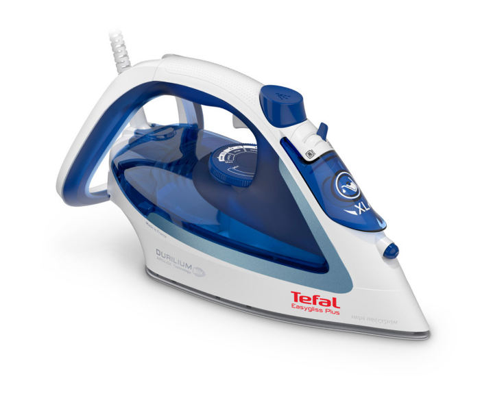 Tefal FV5715MO 2400W Easygliss Plus Steam Iron - White and Blue - Zoom Image 1