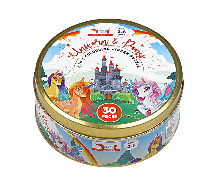 CocoMoco Kids 30 Pieces Unicorn and Pony Jigsaw Puzzle - Zoom Image 2