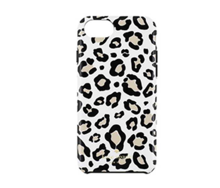 Kate Spade Protective Case Cover for Apple iPhone 7 , iPhone 8 and iPhone SE - Leopard - Zoom Image