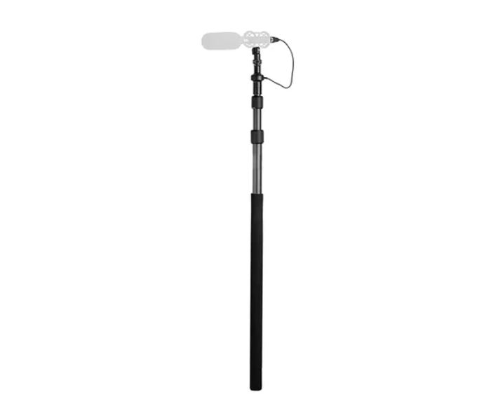 Boya Carbon Fiber Boompole with Internal XLR Cable - Black - Zoom Image 1