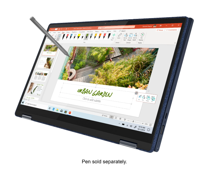 Lenovo Yoga 6 x360 13.3 inch FHD AMD Ryzen 5 4650U 8GB RAM 256GB SSD Windows 10 Touchscreen Laptop - Abyss Blue - Zoom Image 4