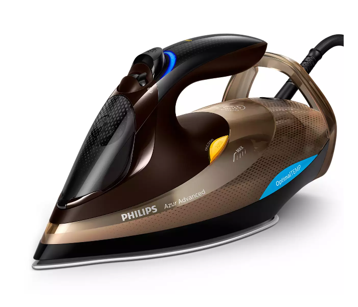 Philips GC4936 3000W Azur Advanced Steam Iron with Optimal TEMP Technology - Black And Brown - Zoom Image 1