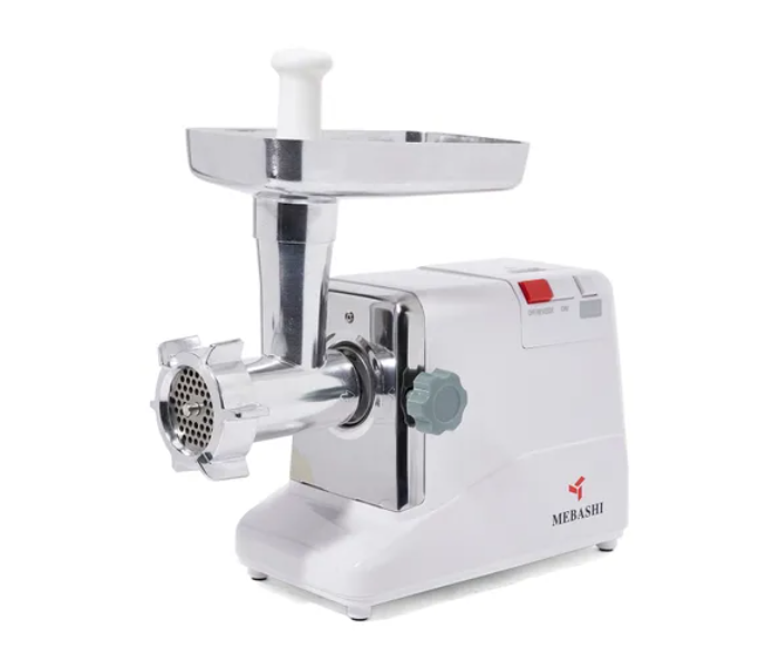 Mebashi ME-MG1005W 2000W Meat Mincer - White and Silver - Zoom Image 1