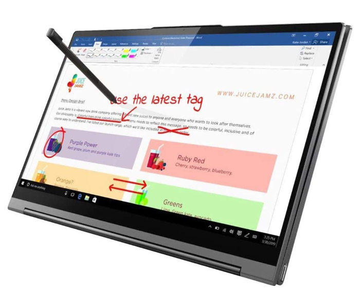 Lenovo Yoga C940 81Q9002GUS 14 inch Intel Core i7-1065G7 12GB RAM 512GB SSD Windows 10 Touchscreen Laptop - Iron Grey - Zoom Image 6